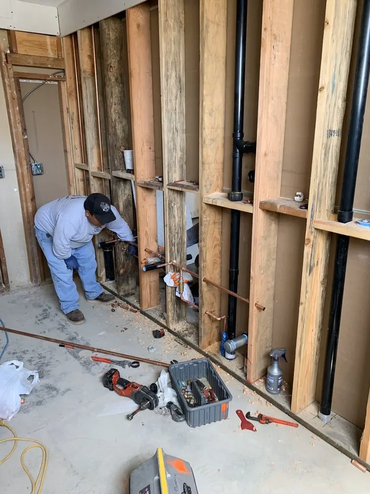 Commercial rough-in plumbing for Water Heater Replacement in Mount Zion
